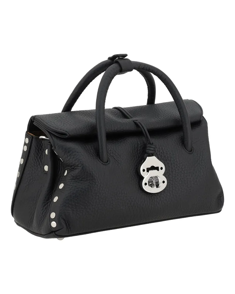 Zanellato Dotta Centauro Shoulder Bag — Black Black