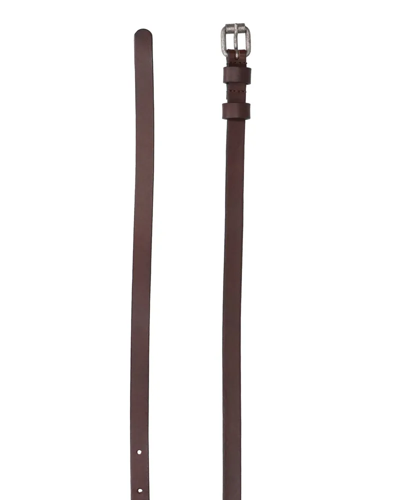 ASPESI Women's Belts Brown Leather Brown