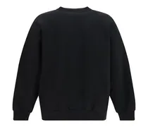 Graphic-Print Cotton Sweatshirt — Black