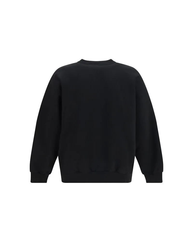 Balenciaga Men's Black Cotton Sweatshirt Clothing Black