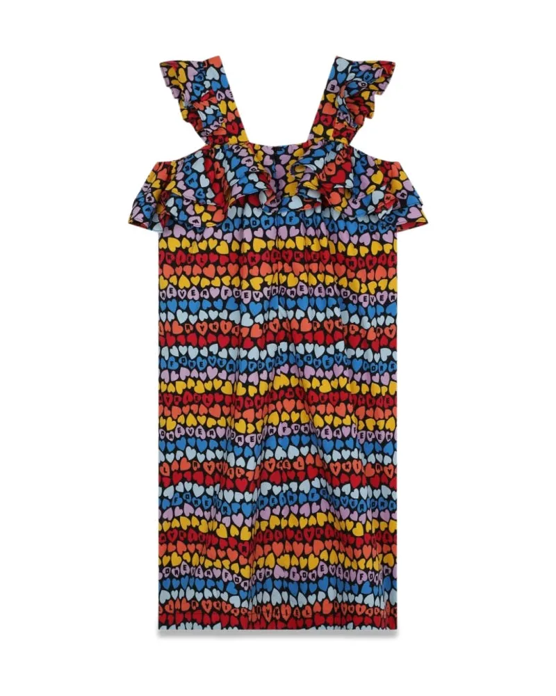 Sonia Rykiel Artisanal Print Cotton Dress — Multicolor Multicolor