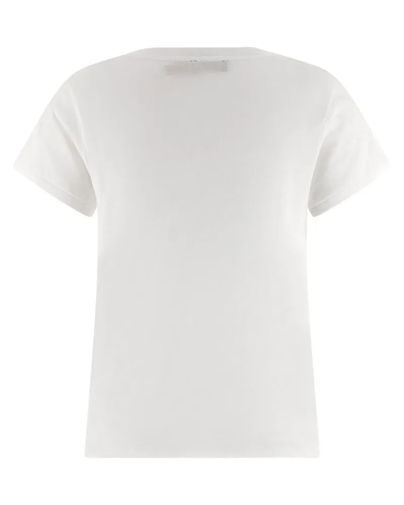Ralph Lauren Logo-Embroidered T-Shirt — White White