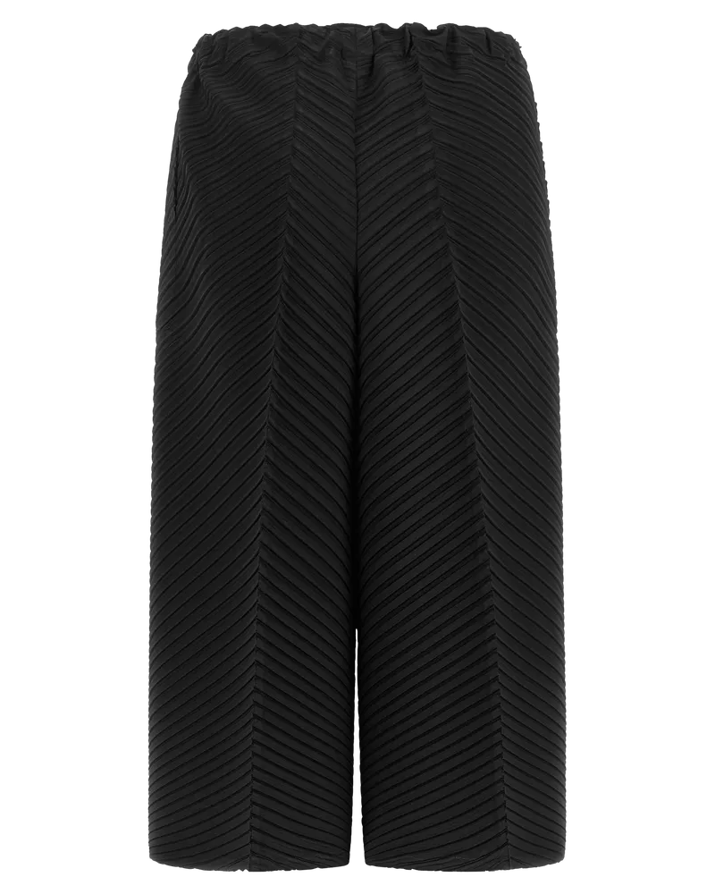 Issey Miyake Tubular Pleats Trousers — Black Black