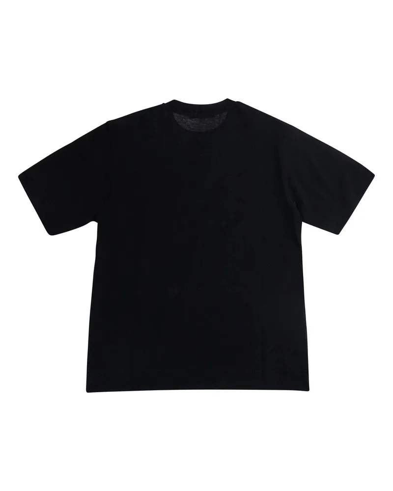Marni Logo-Free Cotton T-Shirt — Black Black