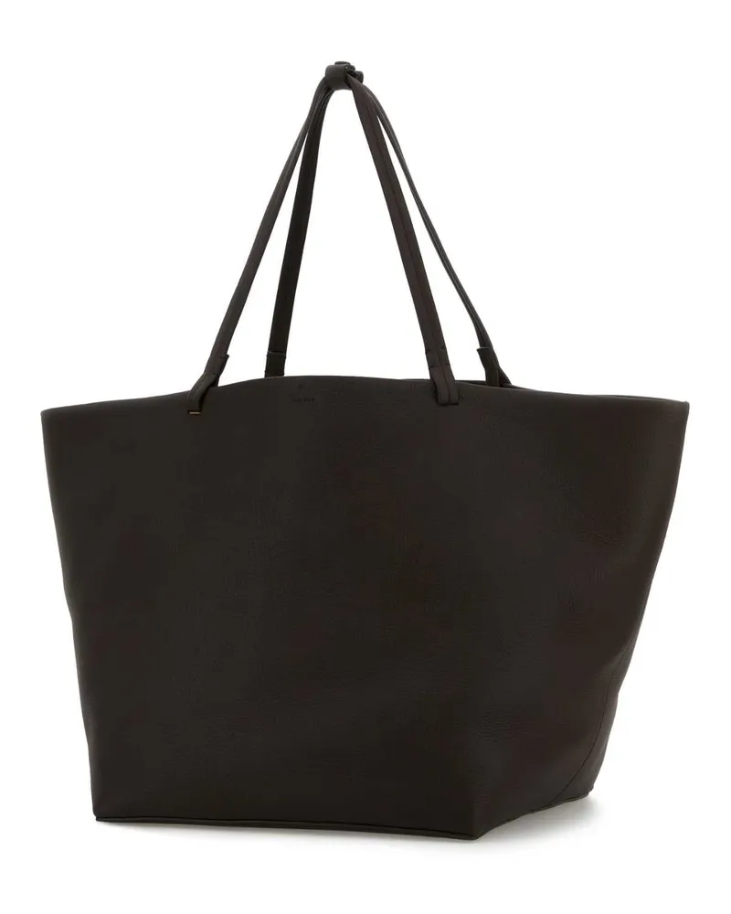 The Row Men's Dark Brown Leather Park Tote Xl Shopping Bag Deepbrownans Borse A Mano Brown