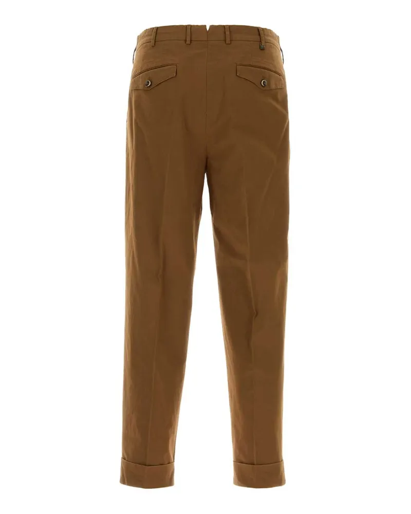 PT TORINO Men's Caramel Stretch Cotton Style Pant Y149 Exterior: Elastane Pantaloni Brown