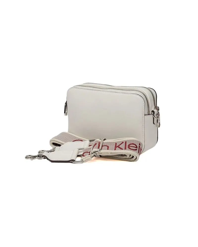 Calvin Klein Synthetic Shoulder Bag — White White