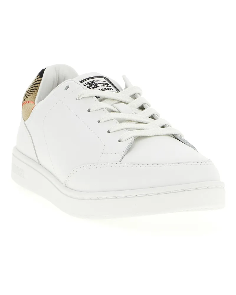 Burberry Check Heel Detail Sneaker — Multicolor Multicolor