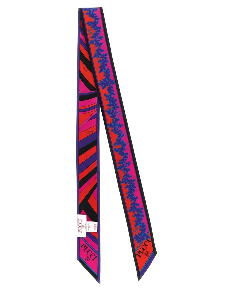Emilio Pucci Silk Foulard Scarf — Multicolor Multicolor