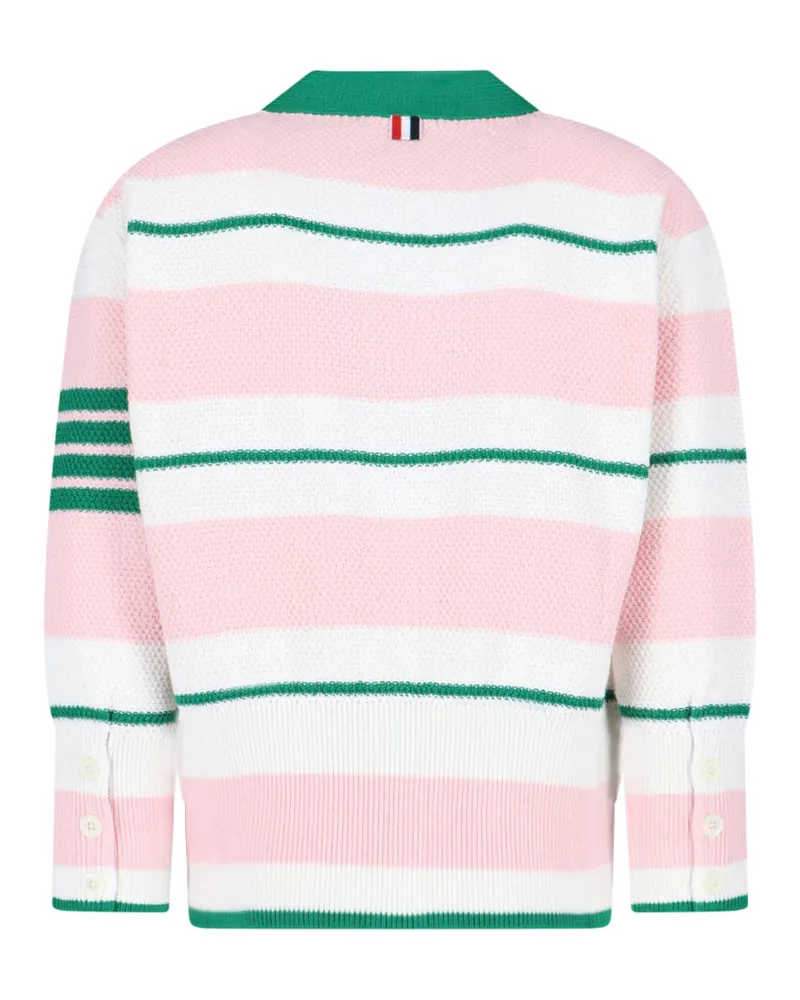 Thom Browne Men's Sweaters Pink Cotton Pink