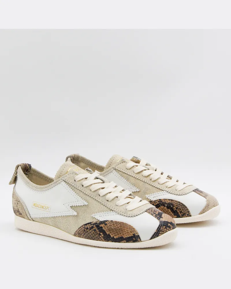 MOACONCEPT Women's Sneakers Snake _cover Le Sole El Beige