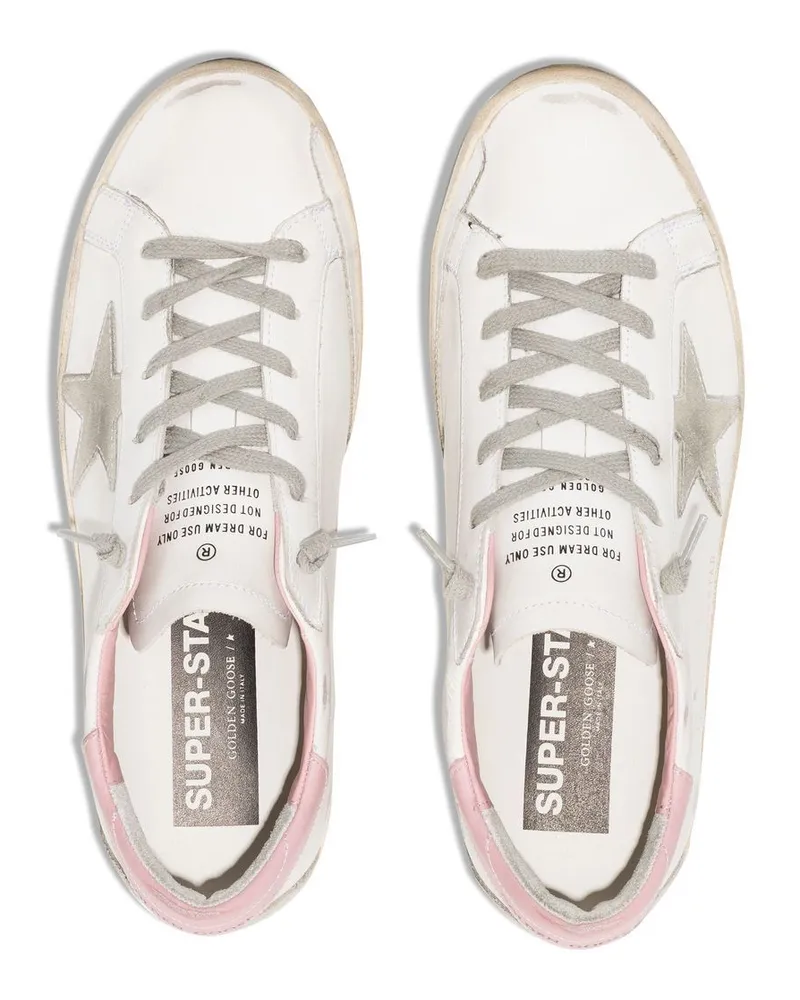 Golden Goose Super-Star Sneakers — White White
