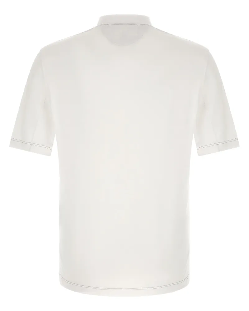Brunello Cucinelli Men's White Polyamide T-Shirt White