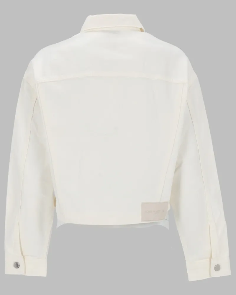 Kitsuné Denim Trucker Jacket — White White