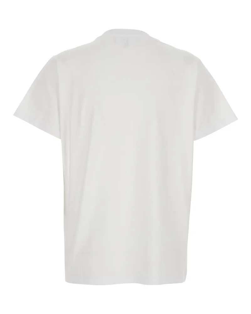 Ganni Women's T-Shirt Cotton Jersey White T-Shirts & Jerseys White
