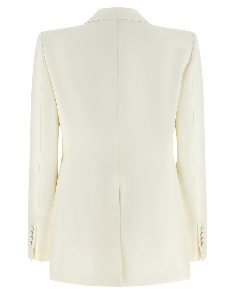 Tom Ford Women White Wool Blazer Clothing White
