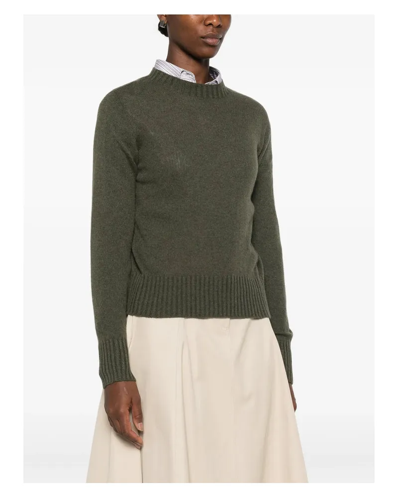 ARAGONA Pure Cashmere Sweater — Green Green