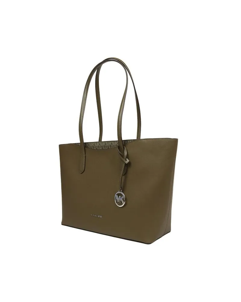 Michael Kors Women's Tote Olive Polyvinyl Chloride Tote-bags Olive