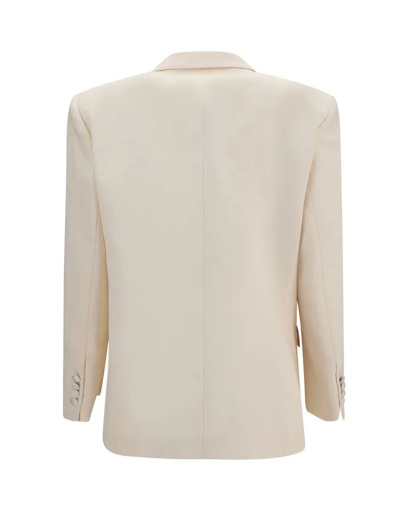 Magda Butrym Women's Beige Cotton Blazer Clothing Beige