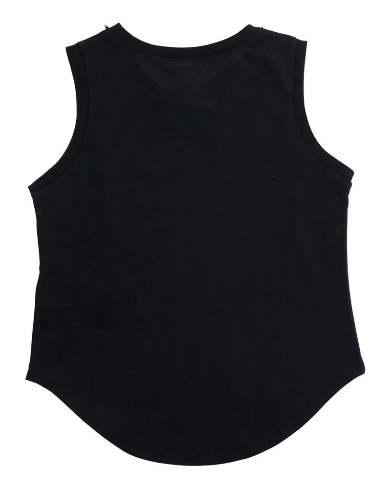 N° 21 Girls' Sleeveless Top Black Cotton Tops Black