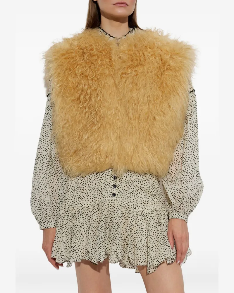 Isabel Marant Florana Vest — Beige Beige