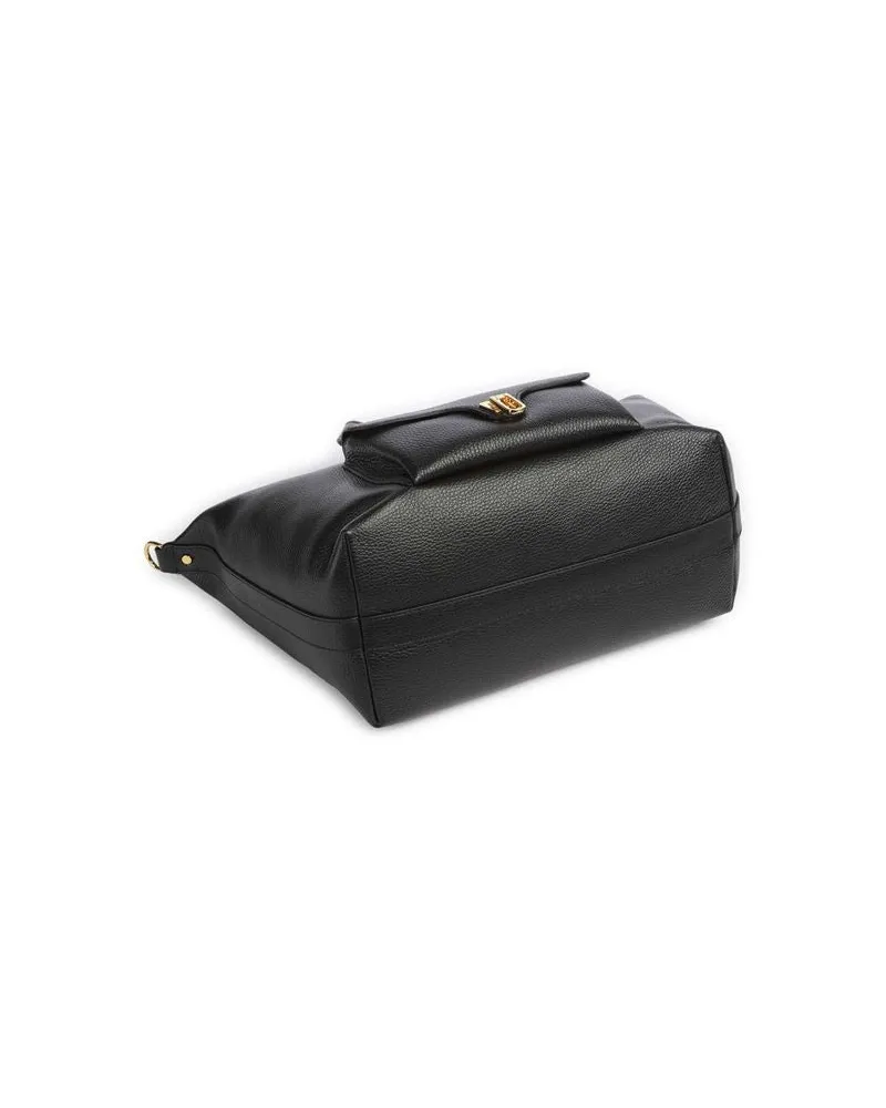 Coccinelle Women's Handbag Black Grained Leather Bags - Handbags / Top-handle-bags Black