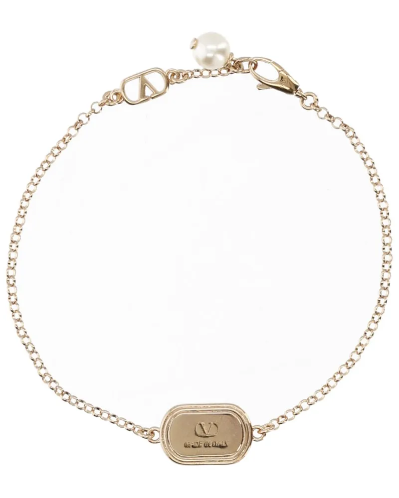 Valentino Garavani Ovalette Bracelet — Gold Gold