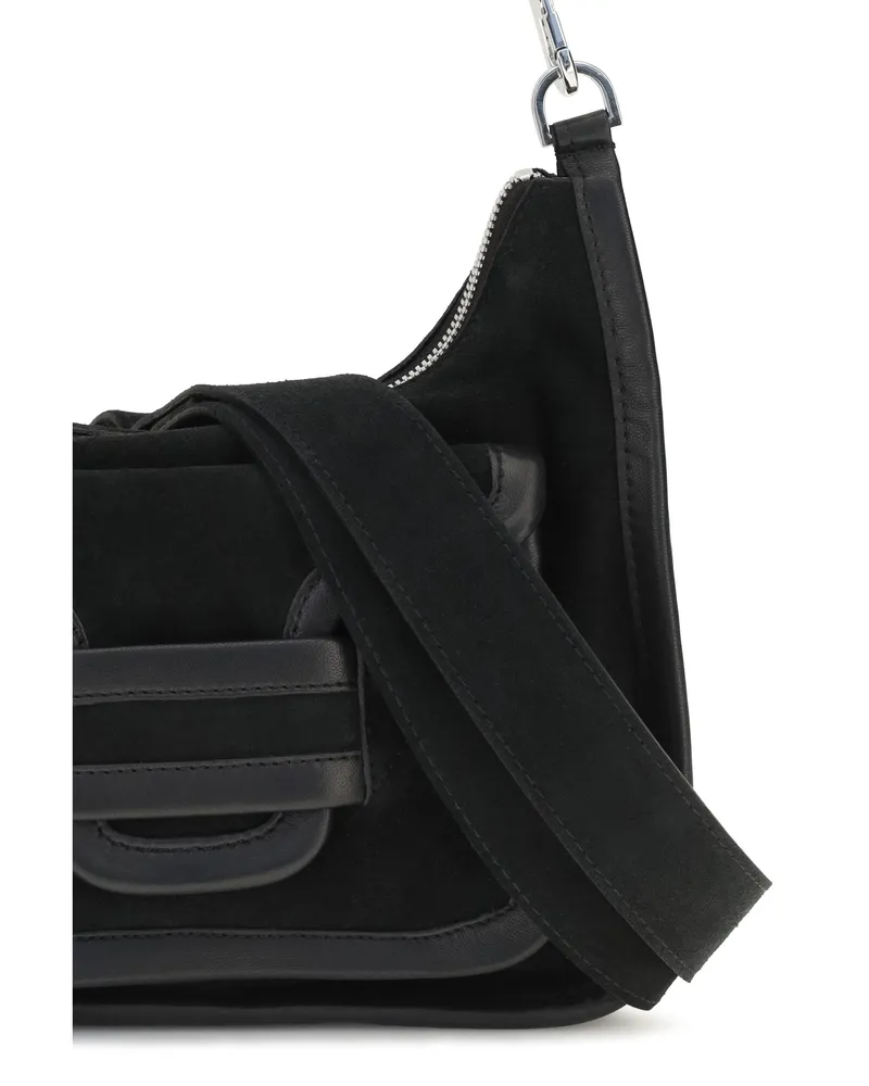 Pierre Hardy Women's Shoulder Bag Alpha Day Miss Calfskin Black Calf Leather Black