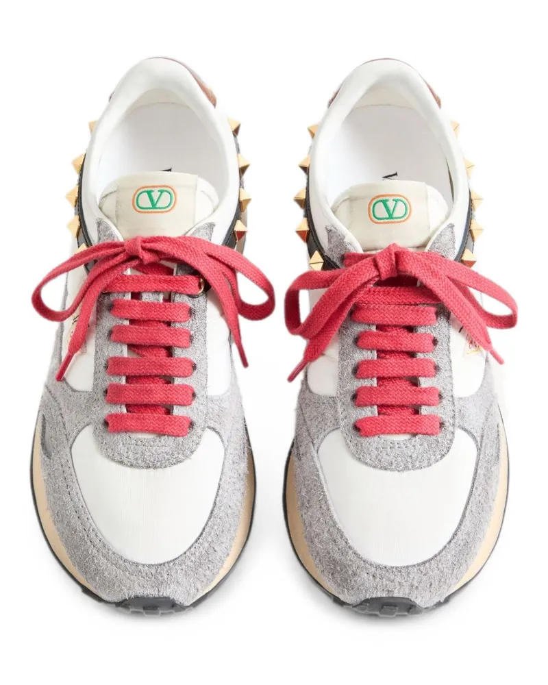 Valentino Garavani Stud Up Sneaker — White White