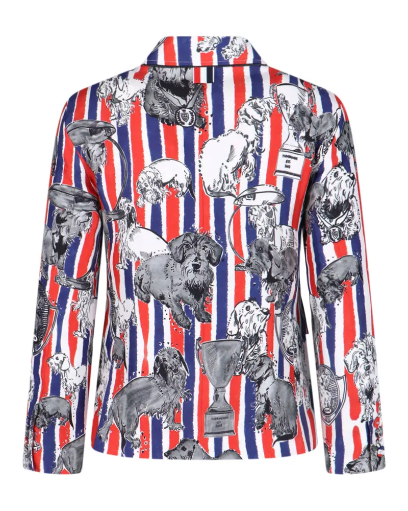 Thom Browne Women's Jackets Multicolour Silk Multicolor