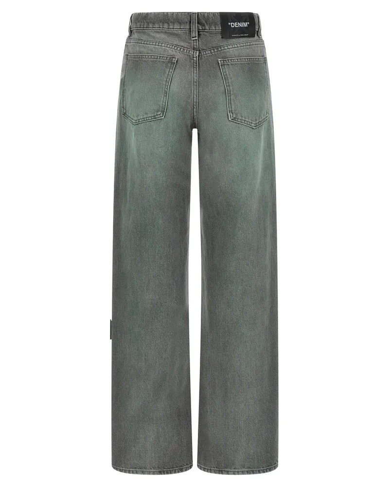 OFF-WHITE Spray Susy Jeans — Grey Grey
