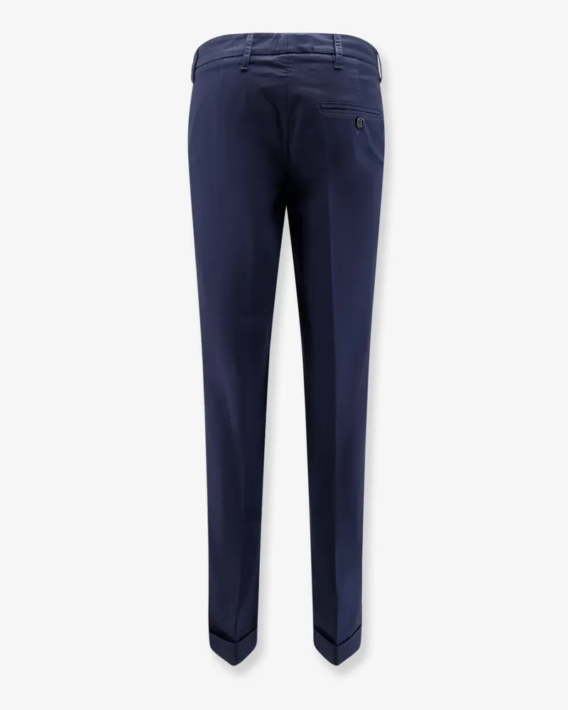 ASPESI Women's Stretch Cotton Trousers Blue Blue