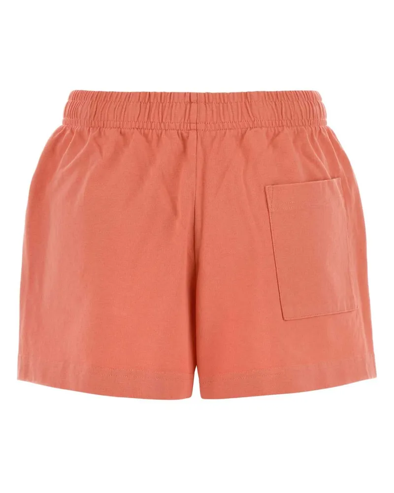 SPORTY & RICH Women's Salmon Cotton Lucy Shorts Flamingo Exterior Pink