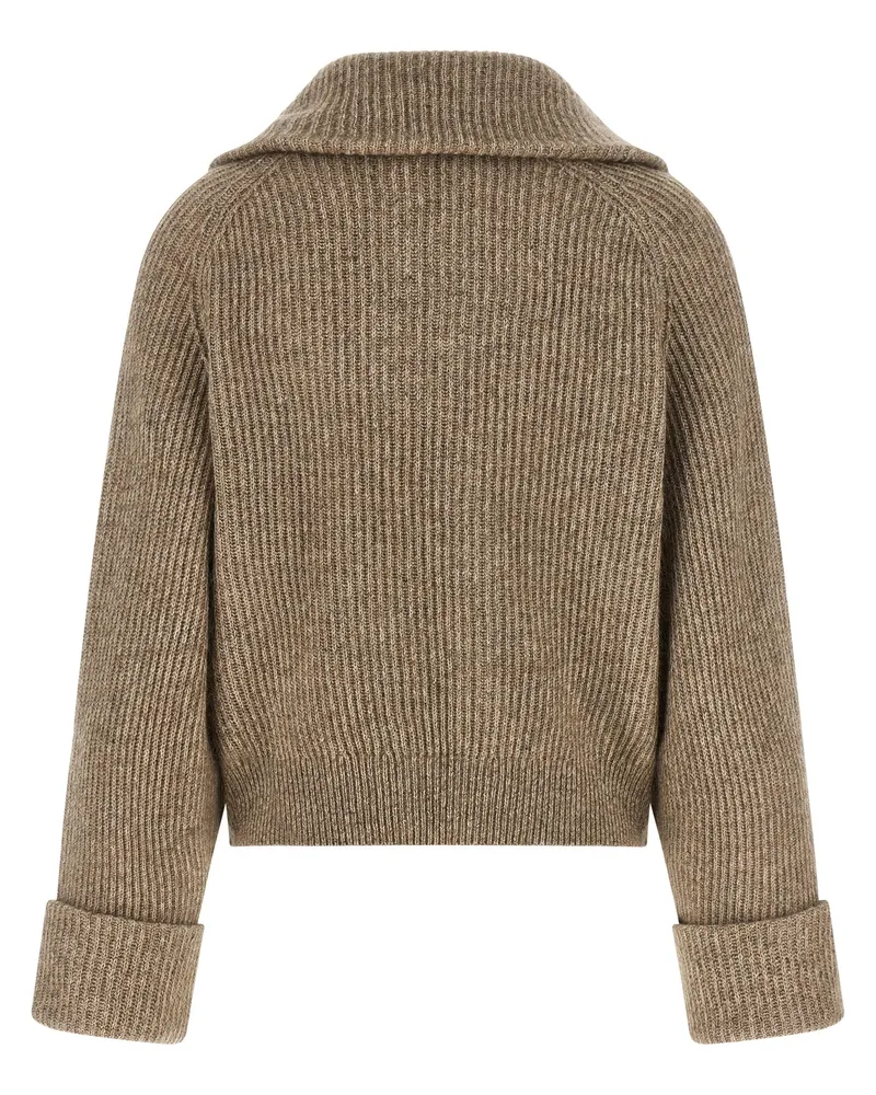 Brunello Cucinelli Women's Beige Cashmere Cardigan Clothing Beige
