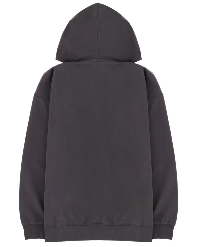 Ganni Organic Cotton Hoodie — Gray Gray