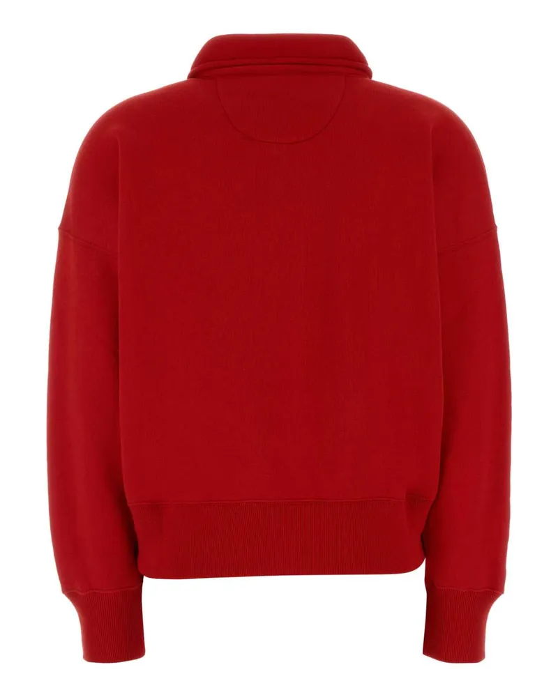Ralph Lauren Women's Red Cotton Blend Polo Shirt Veryred Exterior: Polyester Felpe Sweater Red