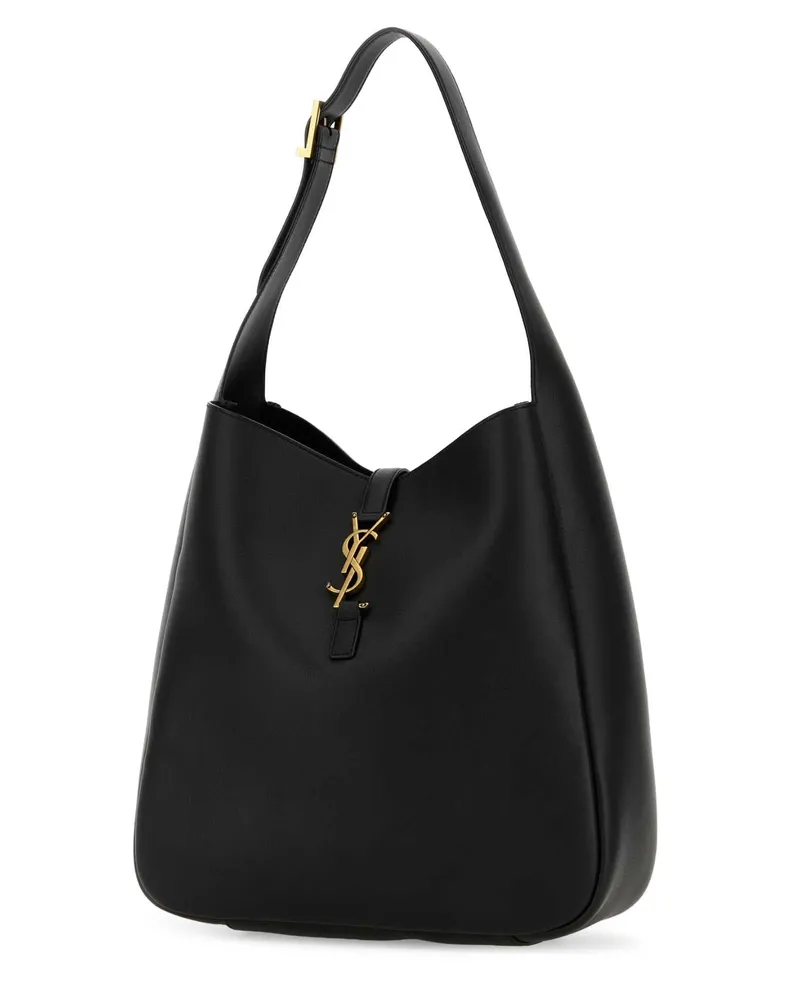 Saint Laurent Women's Black Leather Large Le 5 Ã 7 Shoulder Bag Nero Borse A Mano Black