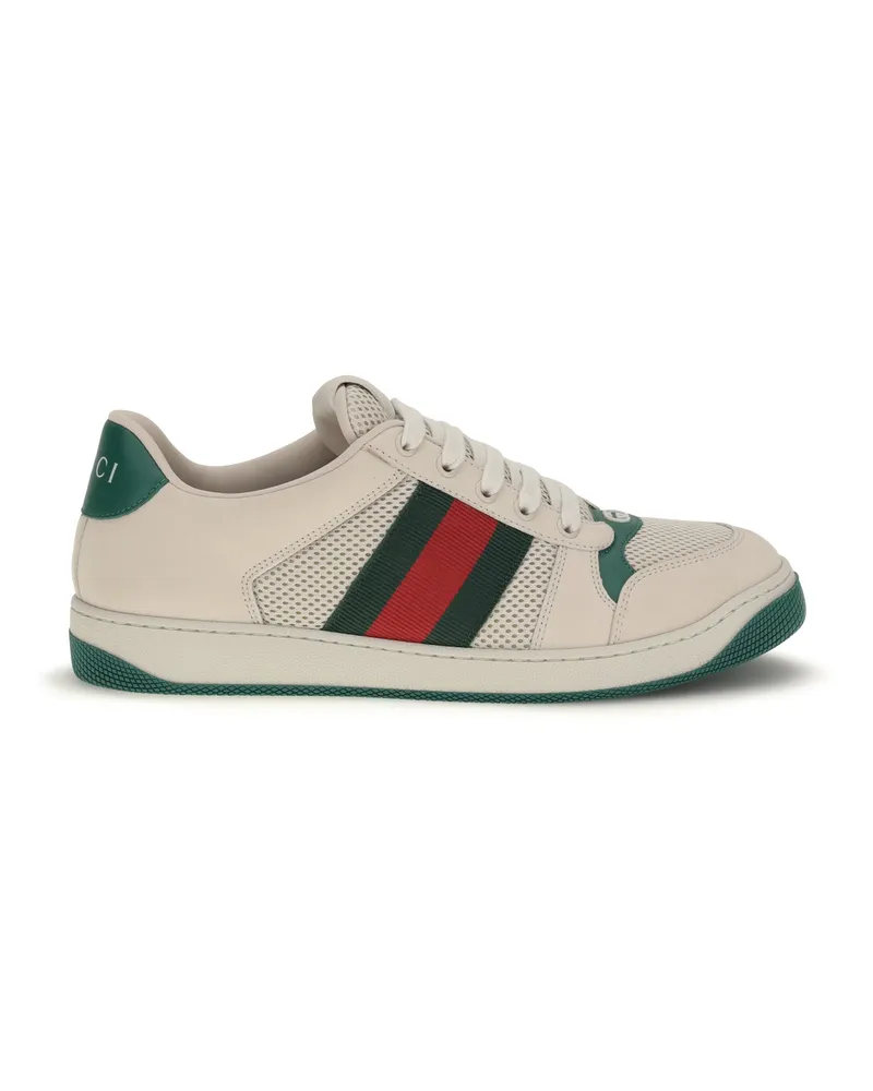Gucci Screener Sneaker — White White