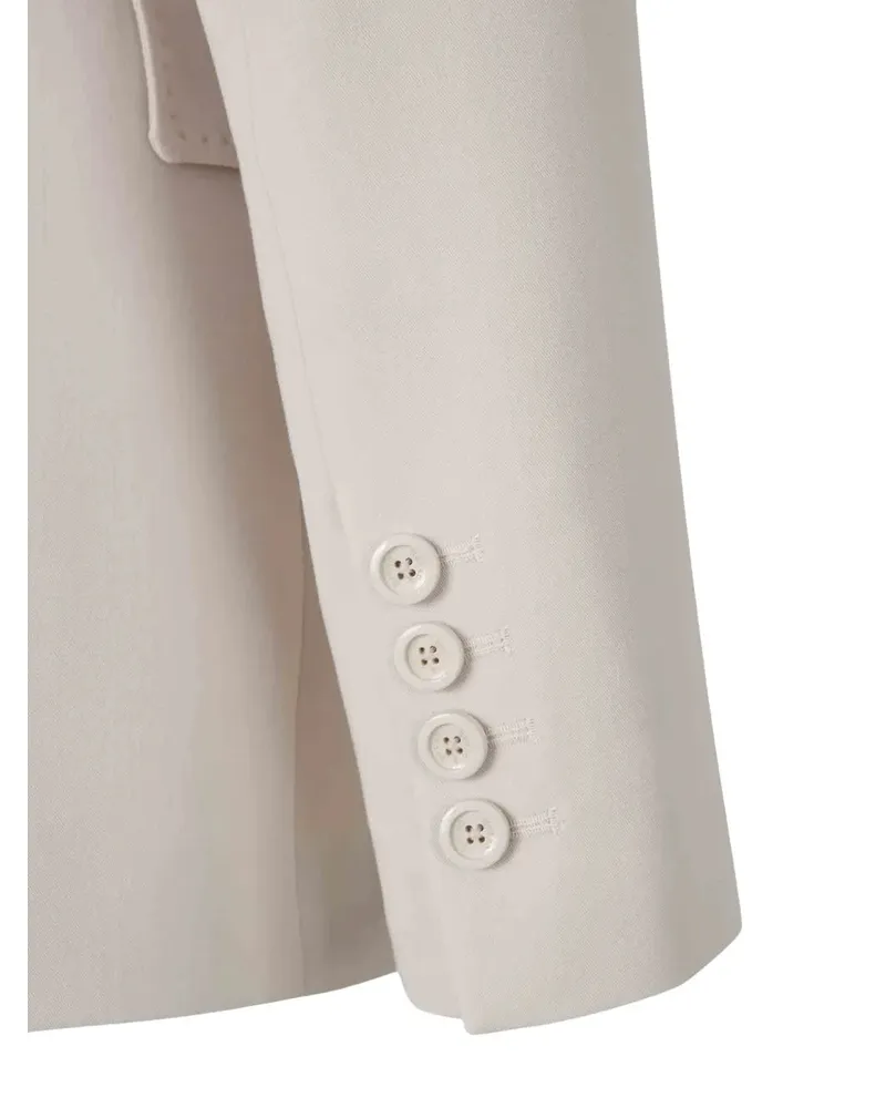Herno Women's Double-Breasted Blazer Clear Ss25 W White