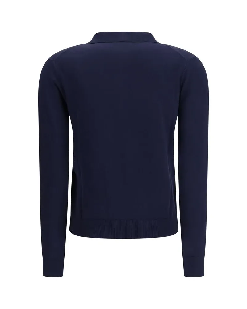 Max Mara Women's Blue Viscose Sweatshirt Clothing Navy