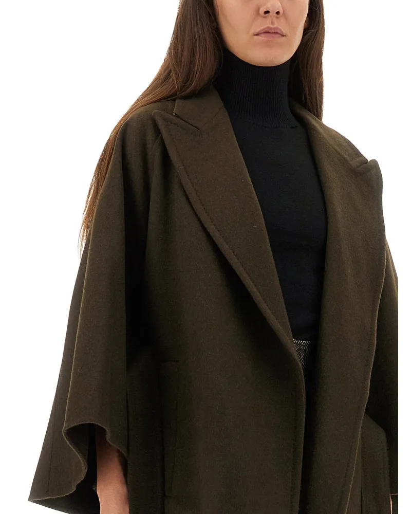 Max Mara Verna Coat — Green Green