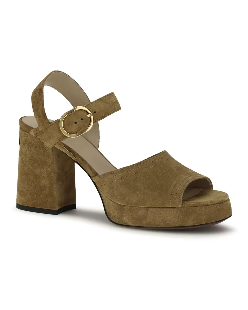 Valentino Garavani Women's Fawcette Platform Sandals Havana Beige Beige