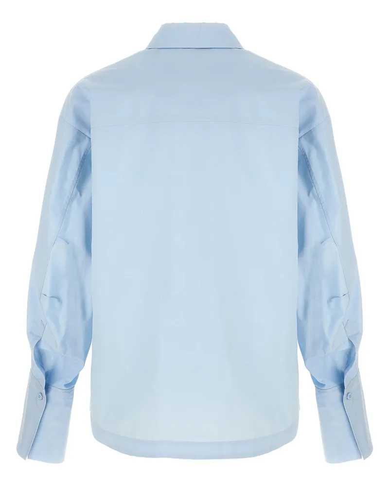 ATTICO Women's Blue Cotton Blouse Blue