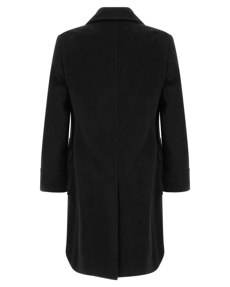 Tagliatore Sherry Coat — Black Black