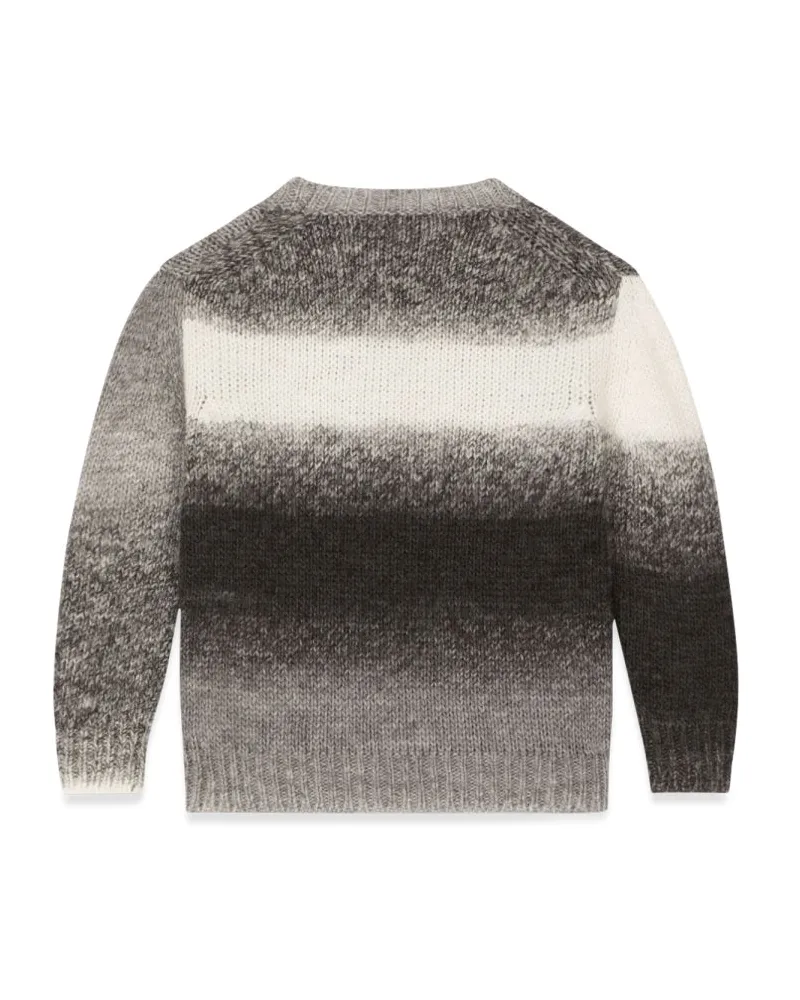 Dolce & Gabbana Acrylic Blend Crew Neck Sweater — Gray Gray