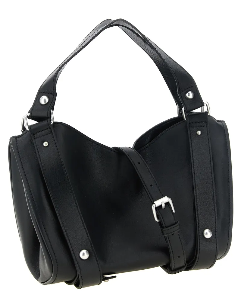 Diesel Leather Shoulder Bag — Black Black