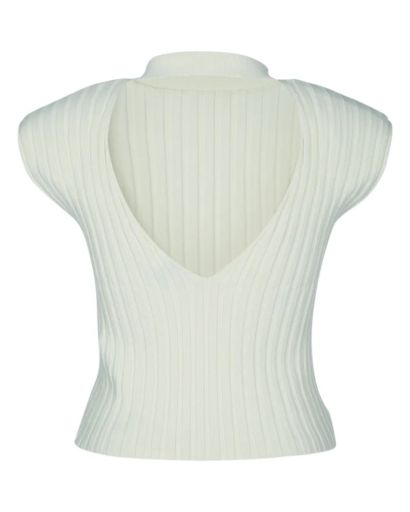 Jacob Cohën Women's Maglia Coste Panna Vi Co Pa Ly Maglieria Sweater White