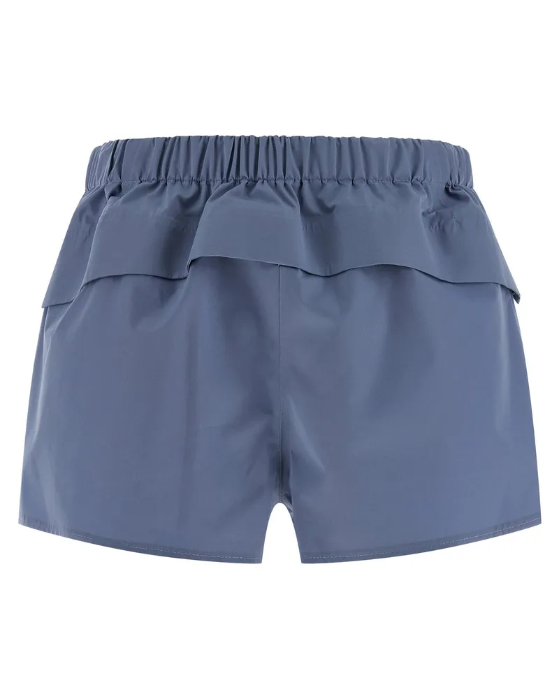 Prada Technical Canvas Shorts — Blue Blue