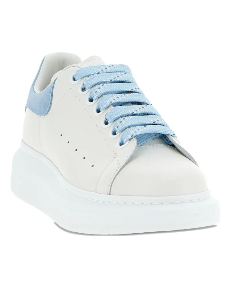 Alexander McQueen Oversized White Leather Sneaker — White White