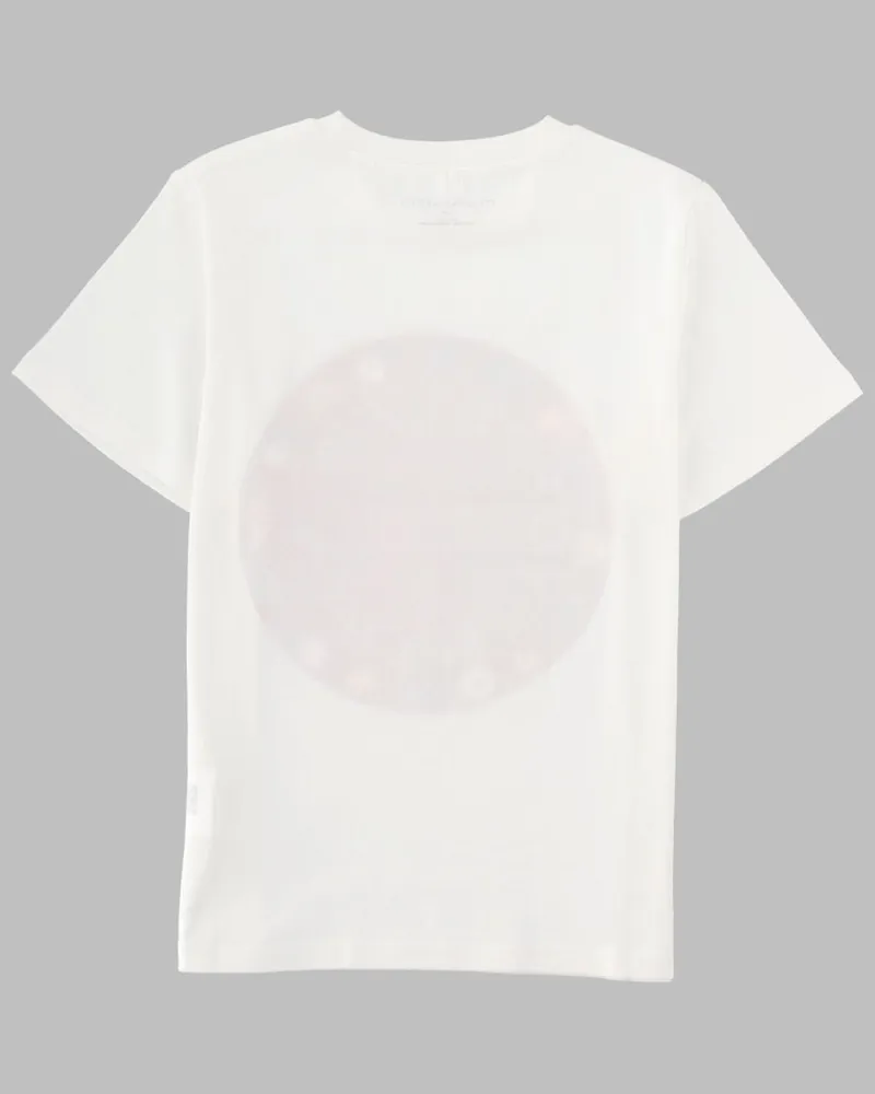Stella McCartney Embroidered Circle Logo T-Shirt — White White